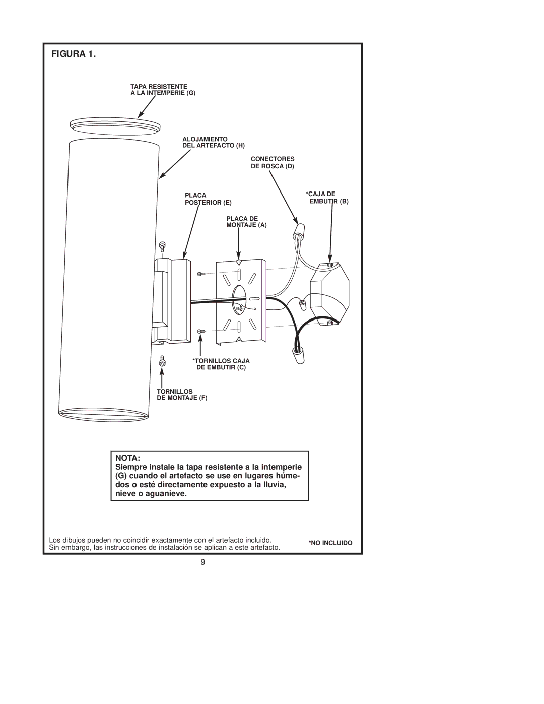 Westinghouse 121504 owner manual Figura 