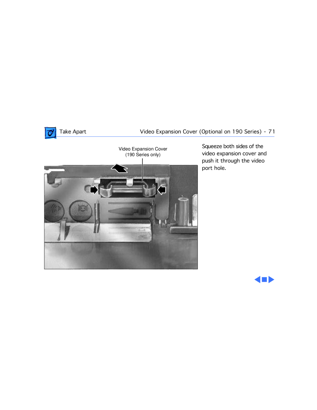 Westinghouse 190/5300 manual Video Expansion Cover Series only 