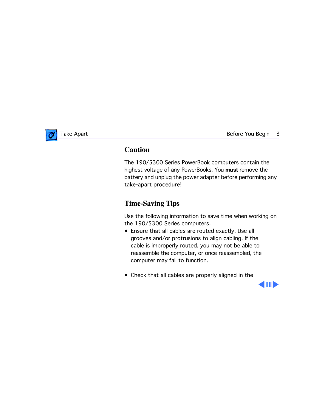 Westinghouse 190/5300 manual Time-Saving Tips 