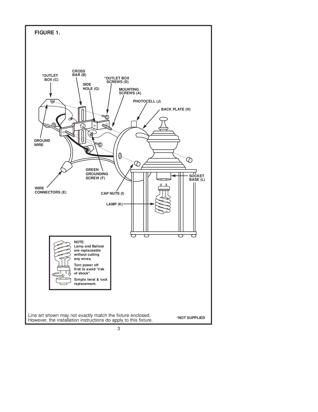 Westinghouse 36308, 36309, 36310 owner manual Not Supplied 