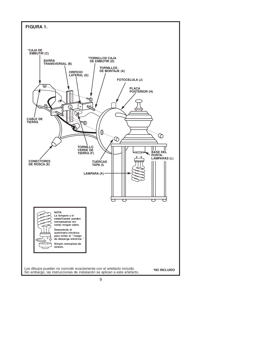 Westinghouse 36308, 36309, 36310 owner manual Figura 