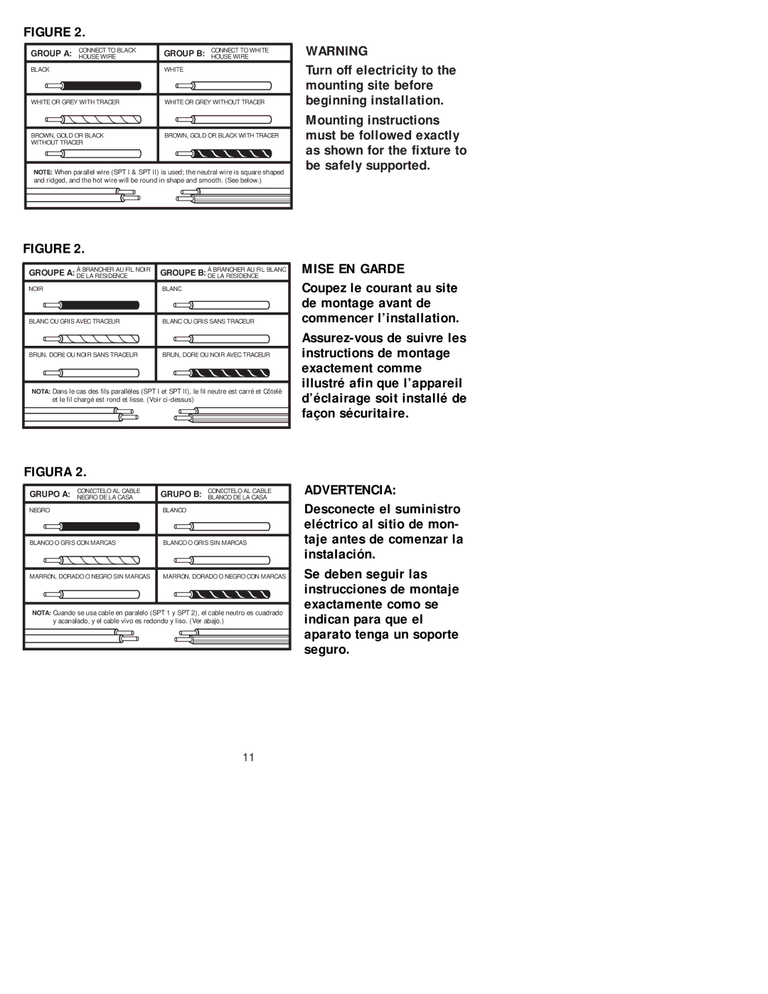 Westinghouse 72404 owner manual Mise EN Garde 