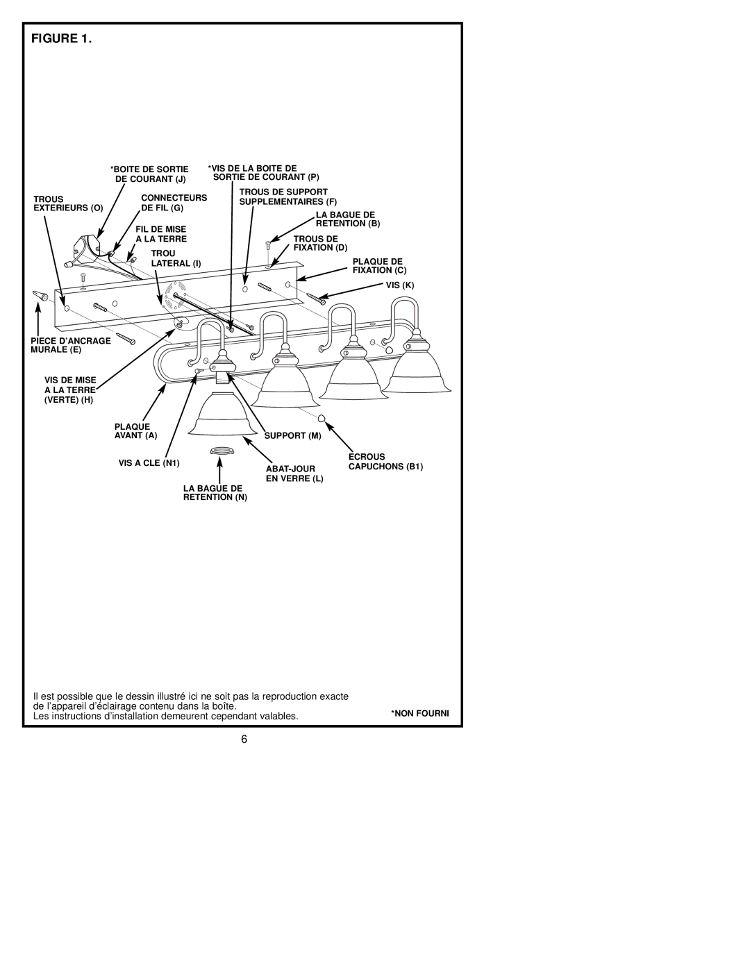 Westinghouse 72404 owner manual Les instructions d’installation demeurent cependant valables 