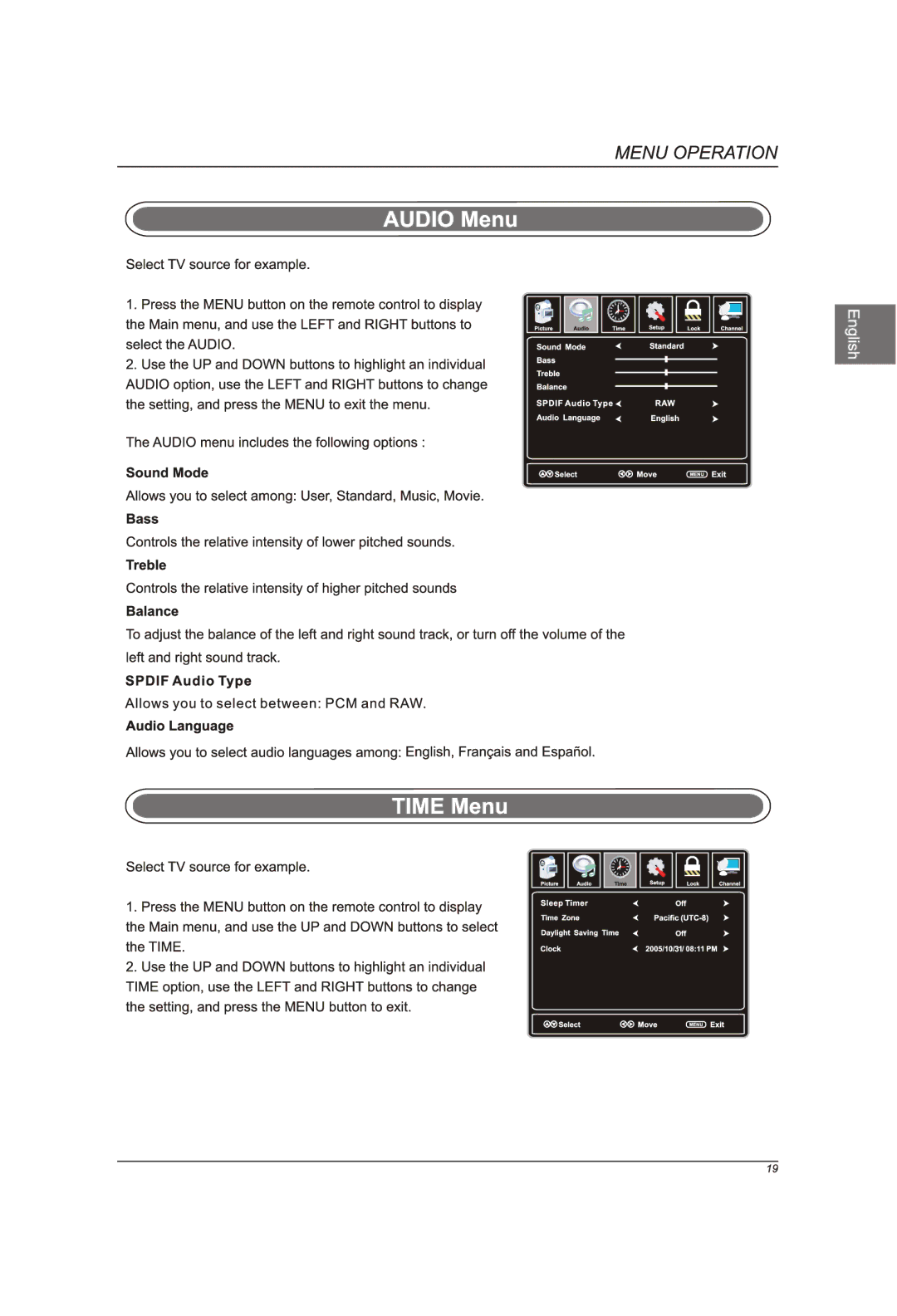 Westinghouse CW46T6DW manual 