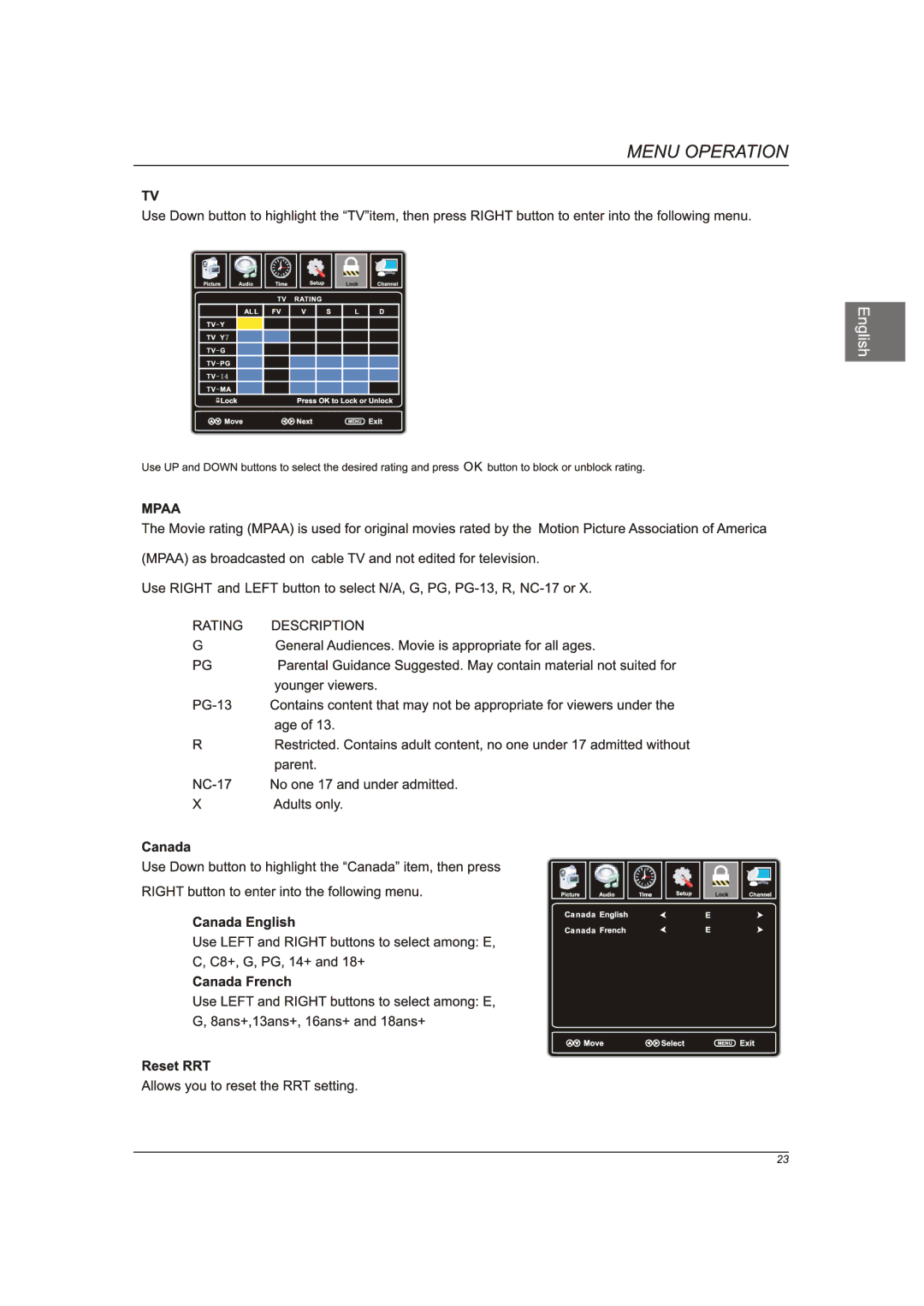 Westinghouse CW46T9FW manual 