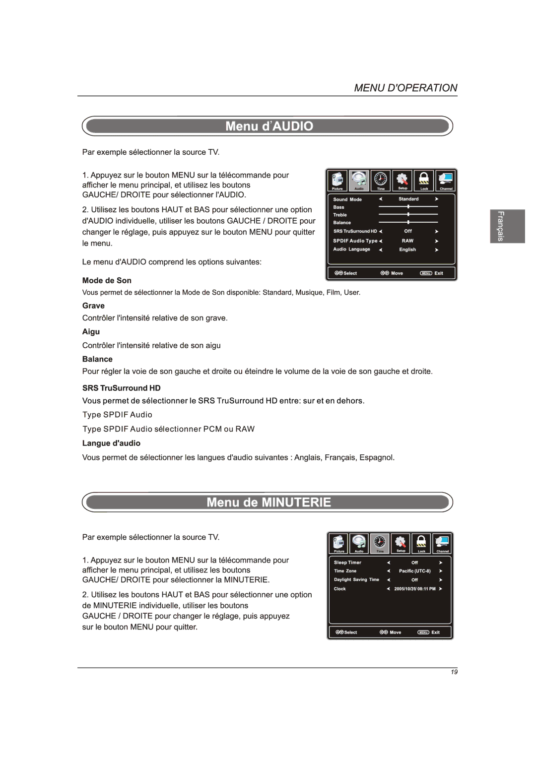 Westinghouse CW46T9FW manual 