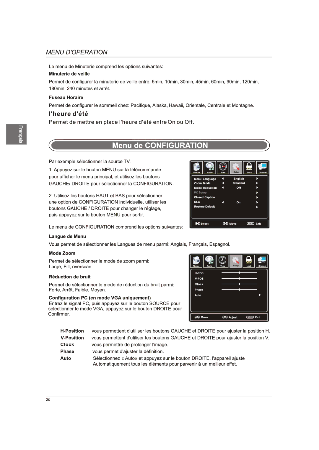 Westinghouse CW46T9FW manual 