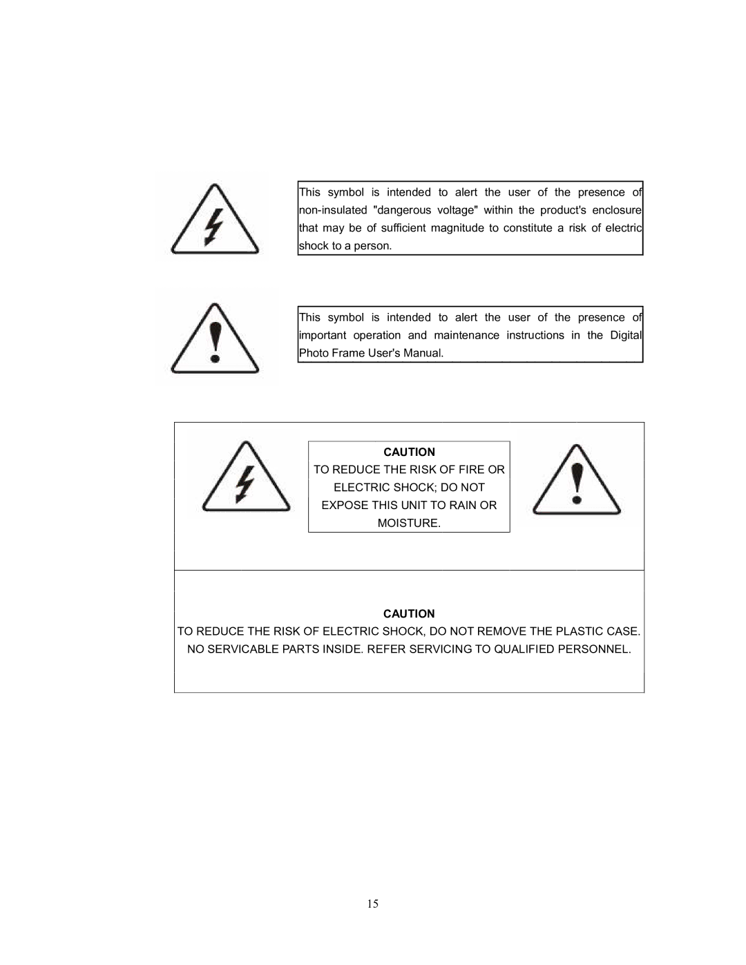 Westinghouse DPF-0701 user manual 