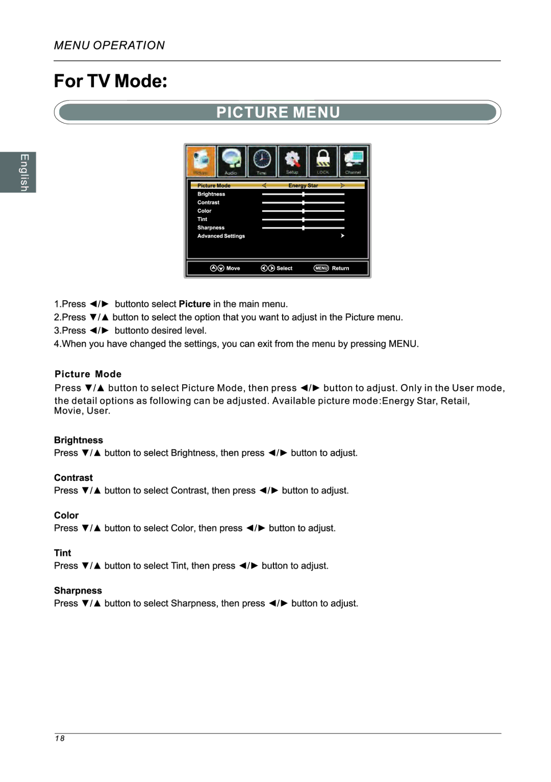 Westinghouse DWM40F, 40_ 120HZ 1080P LED HDTV manual 