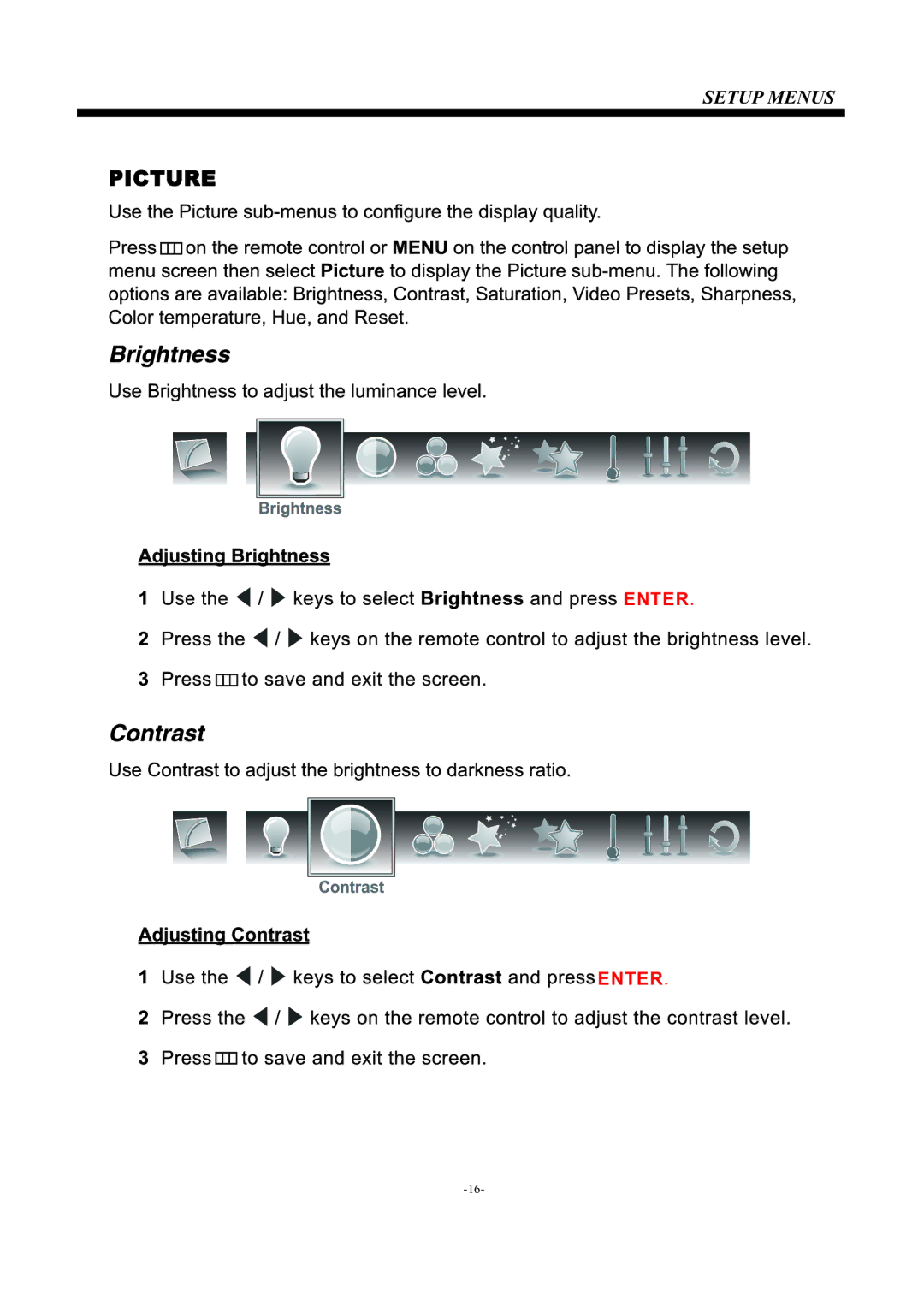 Westinghouse EU24H1G1 manual Enter 