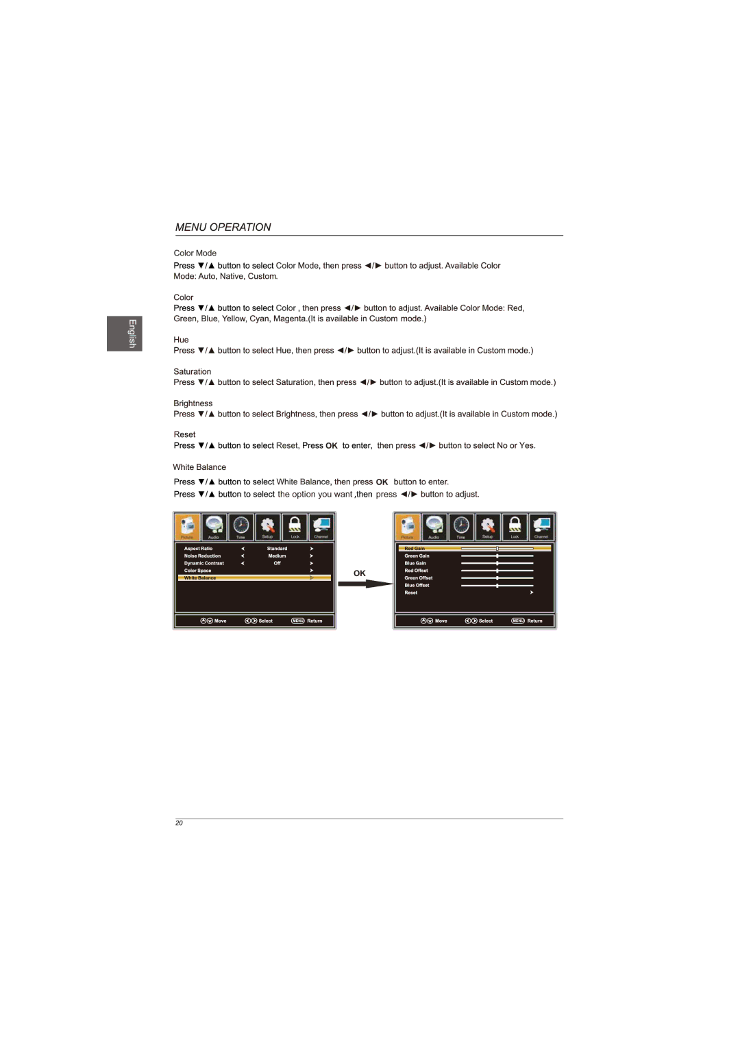 Westinghouse EUM24F1G1 user manual Option you want Press 