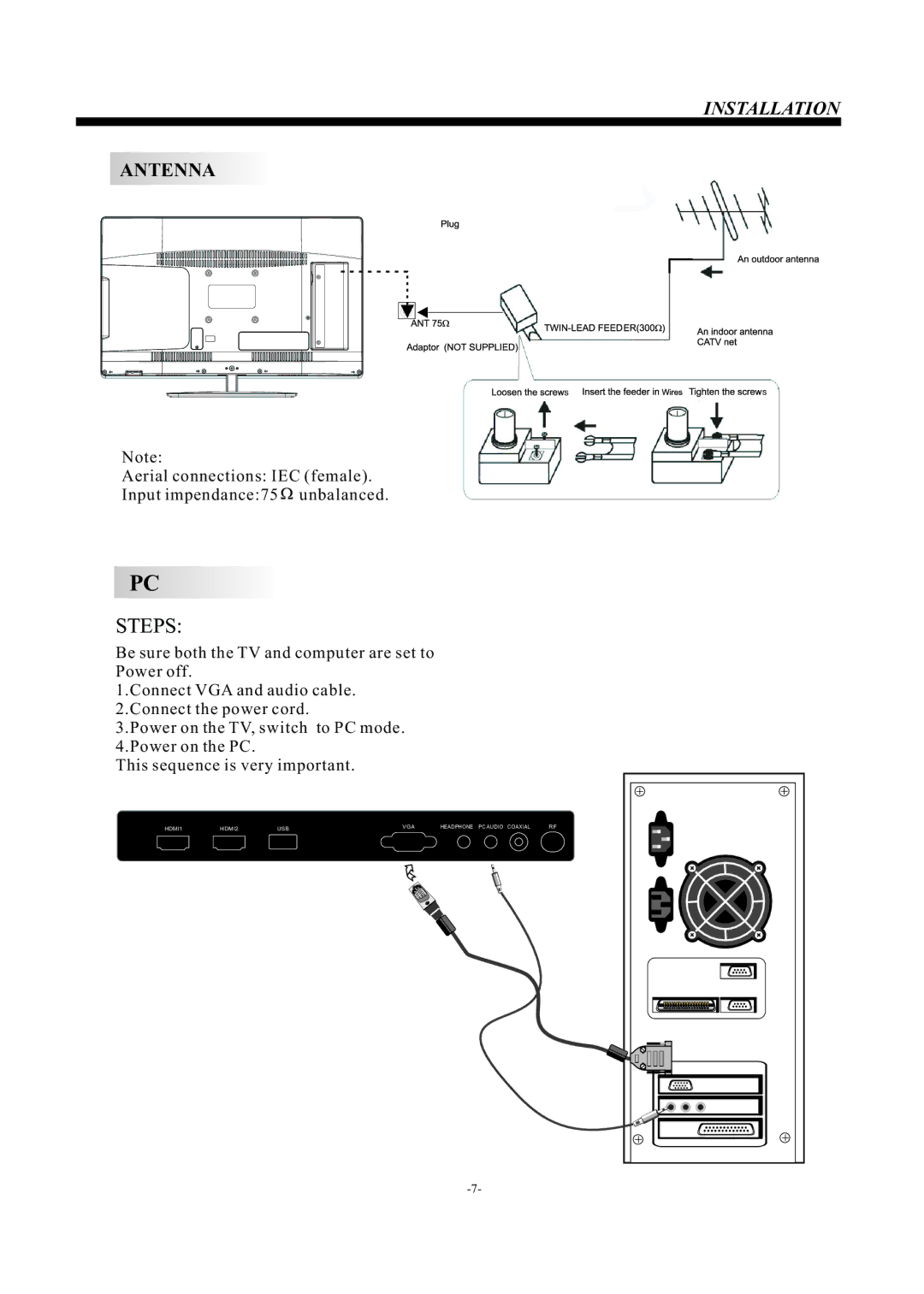 Westinghouse EW19S4JW manual Steps 