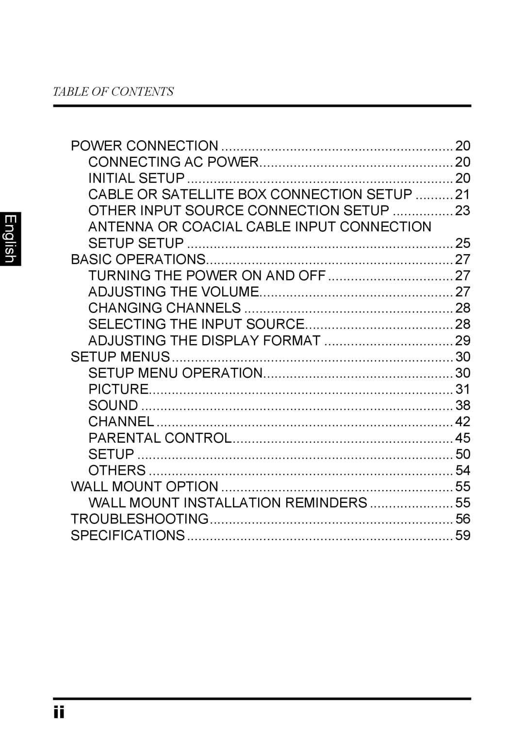 Westinghouse EW32S5UW manual English 