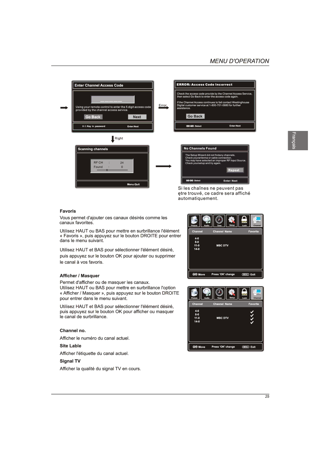 Westinghouse EW40T2XW manual 