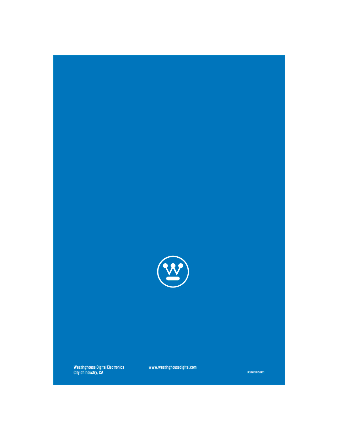 Westinghouse LCM-17v2 manual 