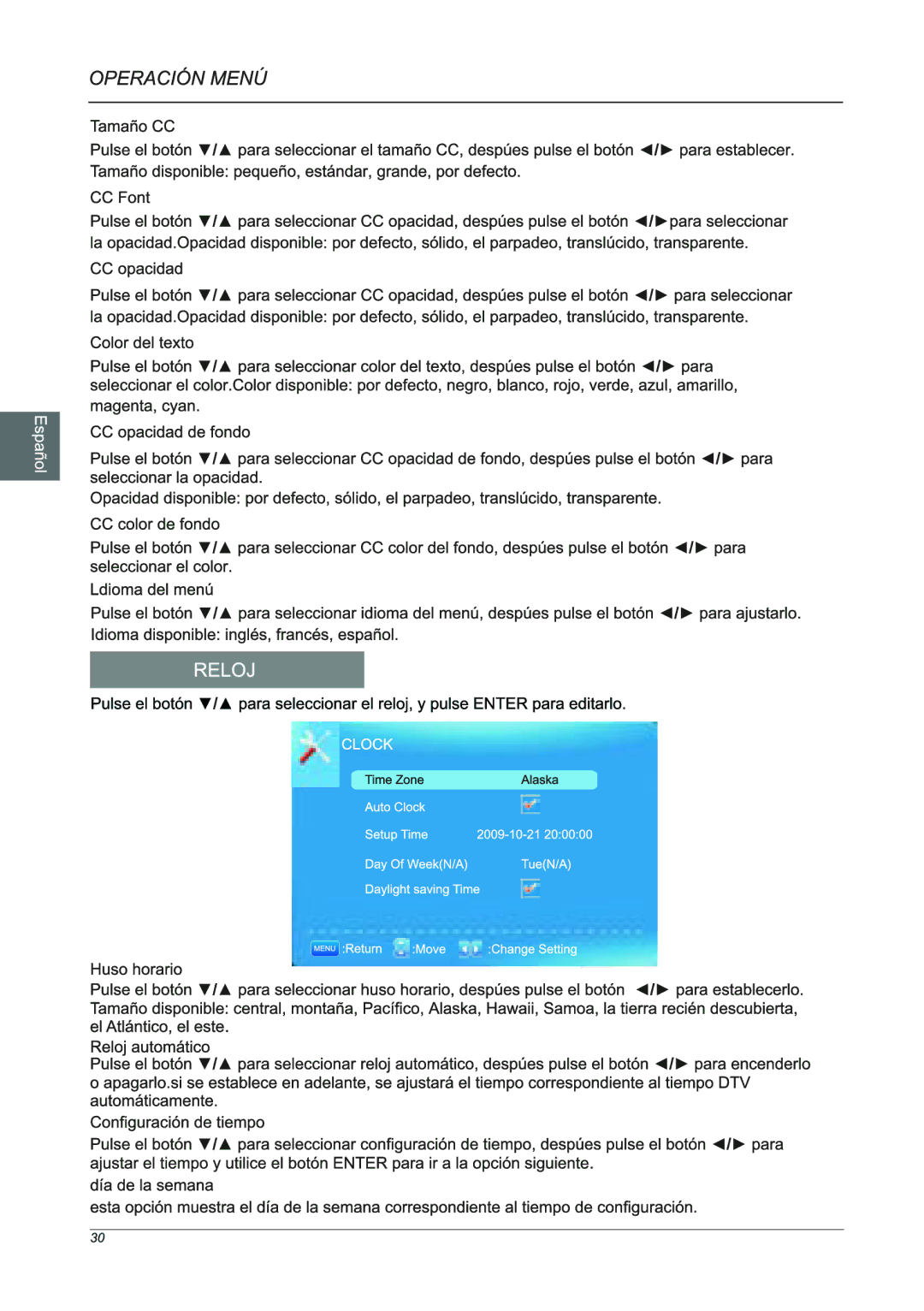 Westinghouse LD-2240, LED TV Set manual 