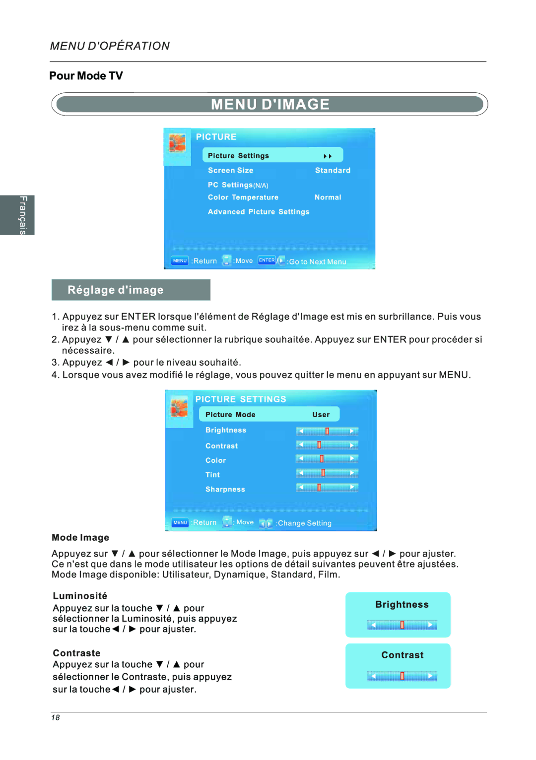 Westinghouse LD-2240, LED TV Set manual 