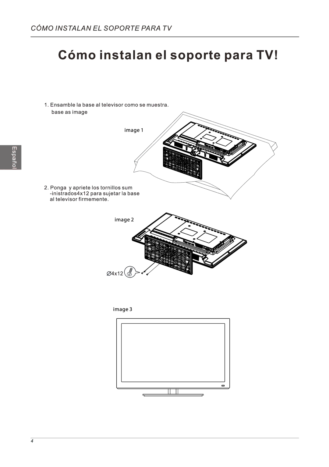 Westinghouse LD-2240, LED TV Set manual 