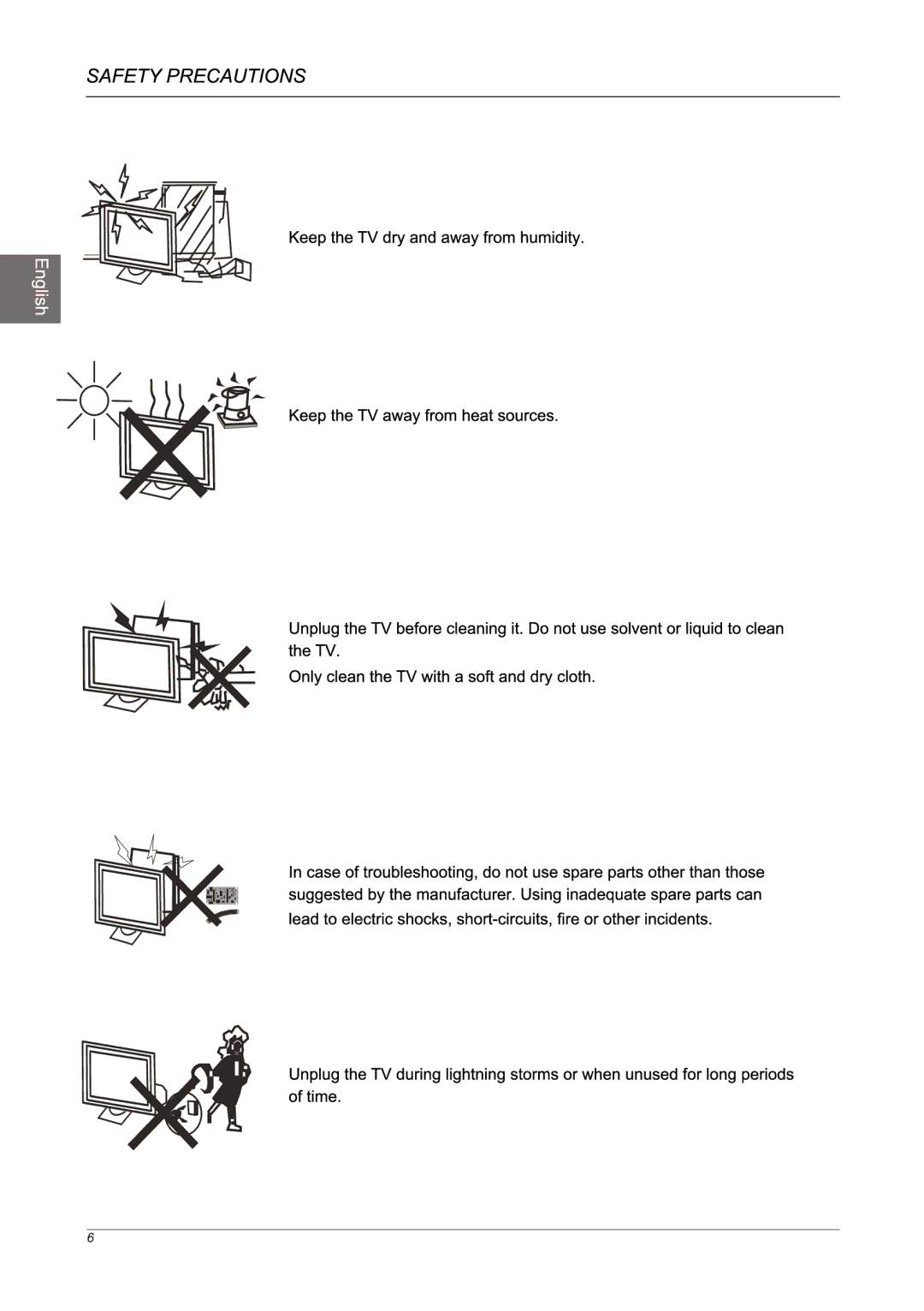 Westinghouse LD-2240, LED TV Set manual 