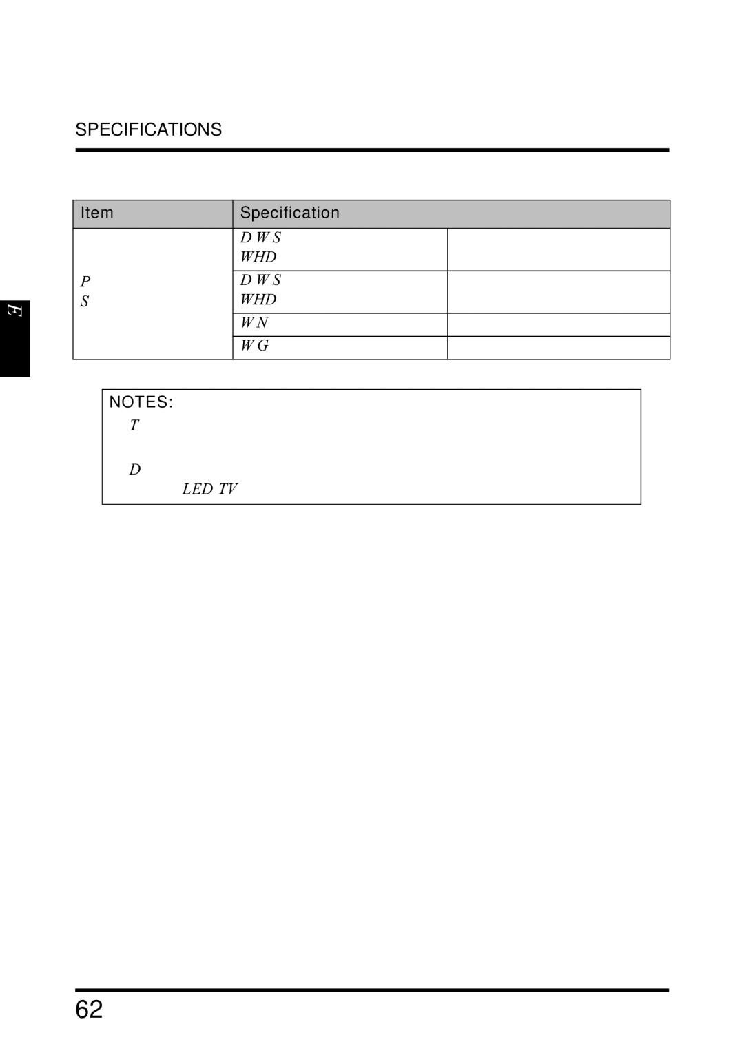 Westinghouse LD-2680 manual English 