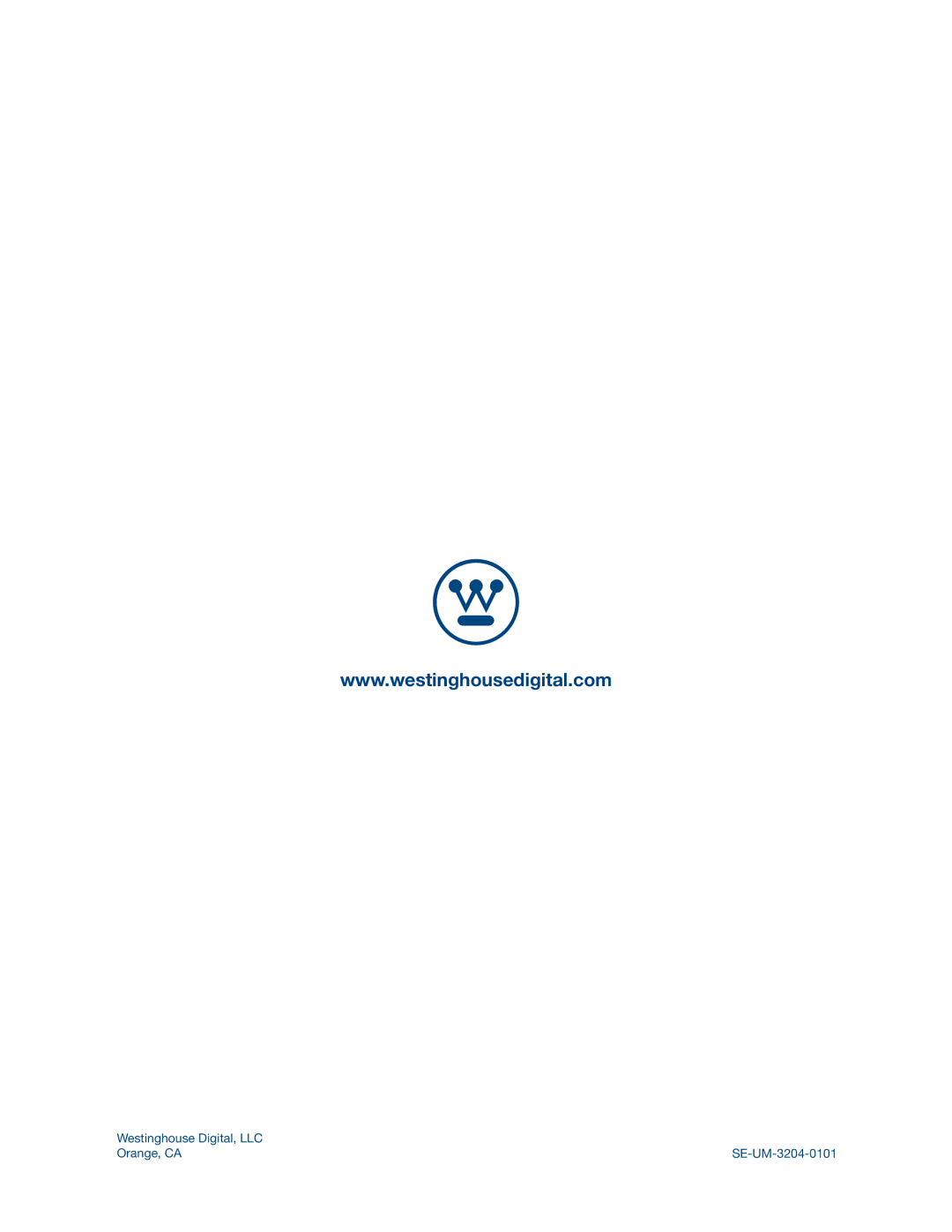 Westinghouse LD-3260 user manual Westinghouse Digital, LLC Orange, CA SE-UM-3204-0101 