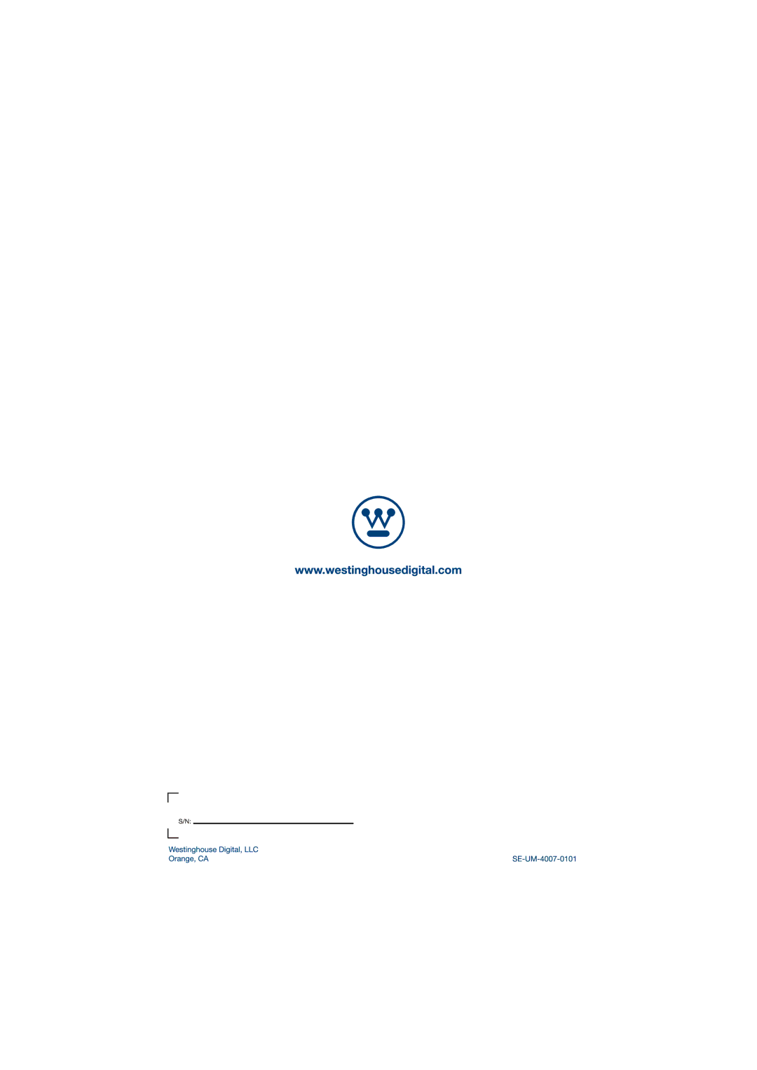 Westinghouse LD-4065 manual 