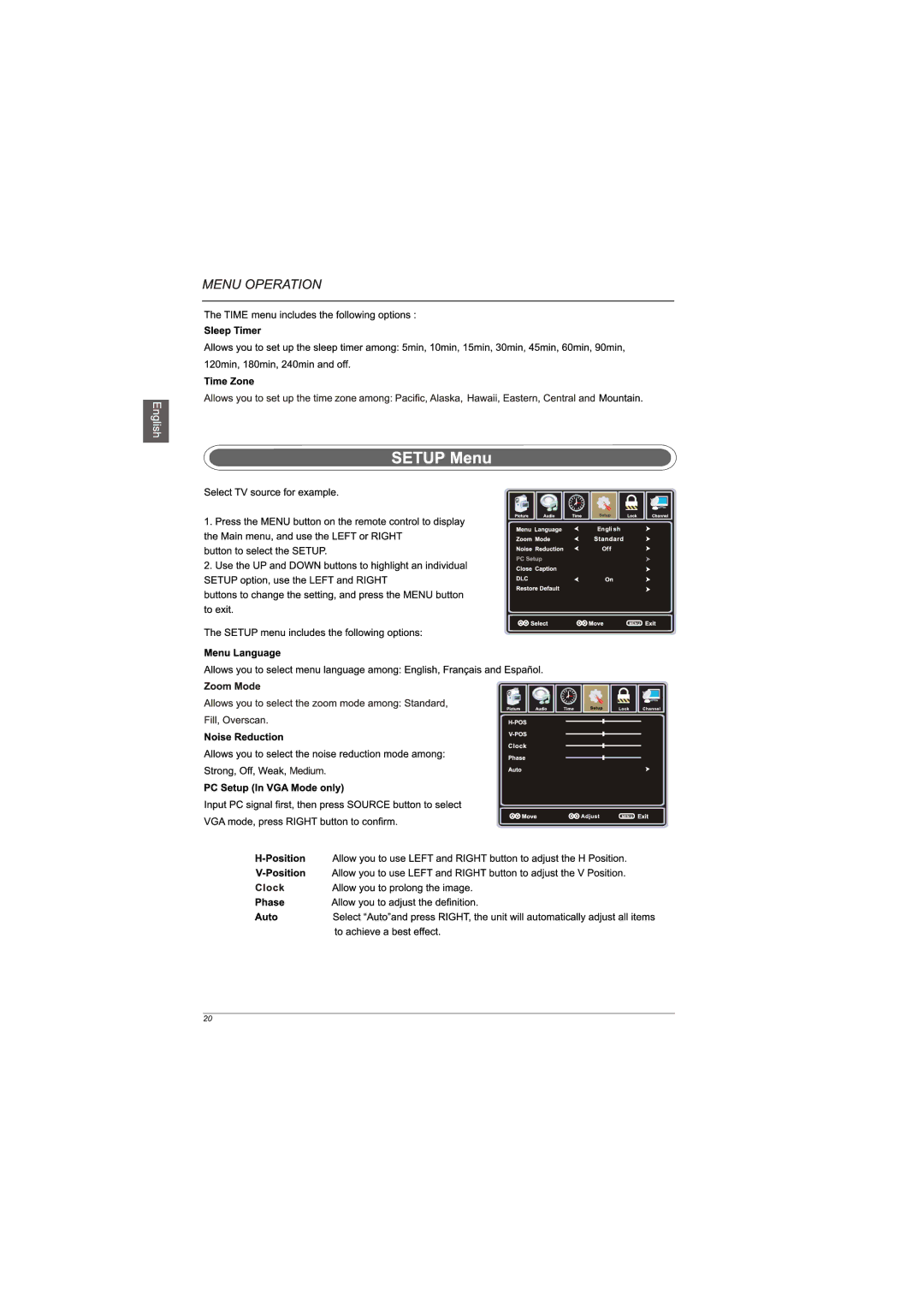 Westinghouse LD-4080 manual 