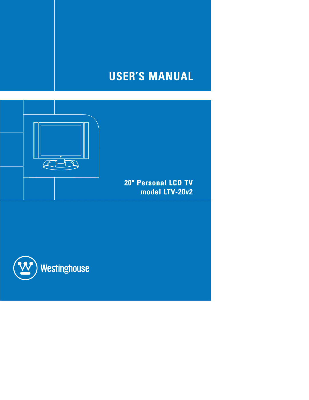 Westinghouse LTV-20v2 manual 