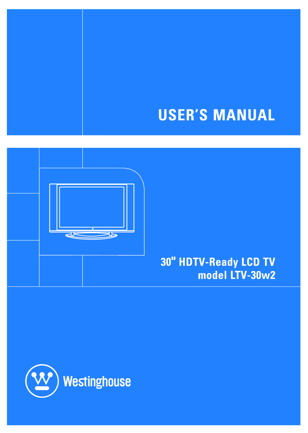 Westinghouse LTV-30w2 manual 