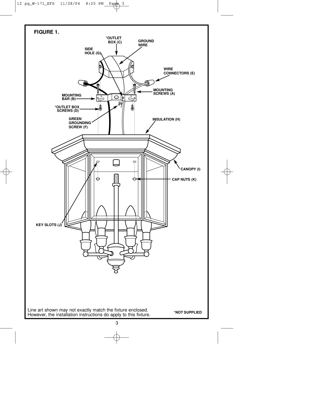 Westinghouse Outdoor Lighting Fixture owner manual Not Supplied 