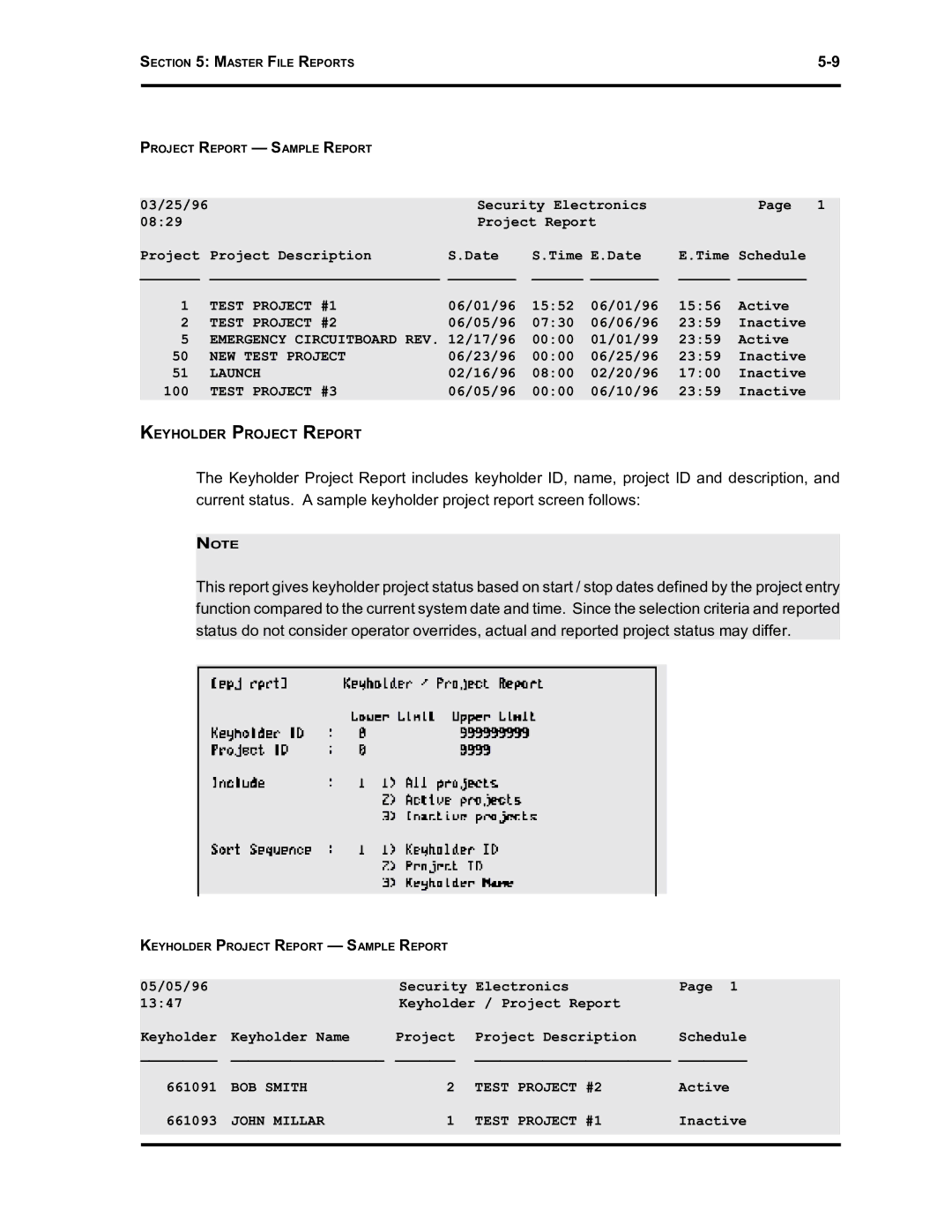 Westinghouse SE 6000 manual Test Project #1 