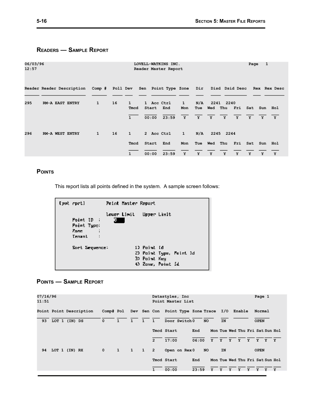 Westinghouse SE 6000 manual RM-A East Entry 