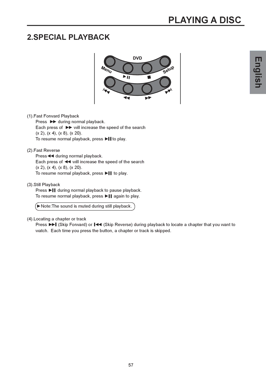 Westinghouse SK-26H590D, SK-32H590D user manual Special Playback 