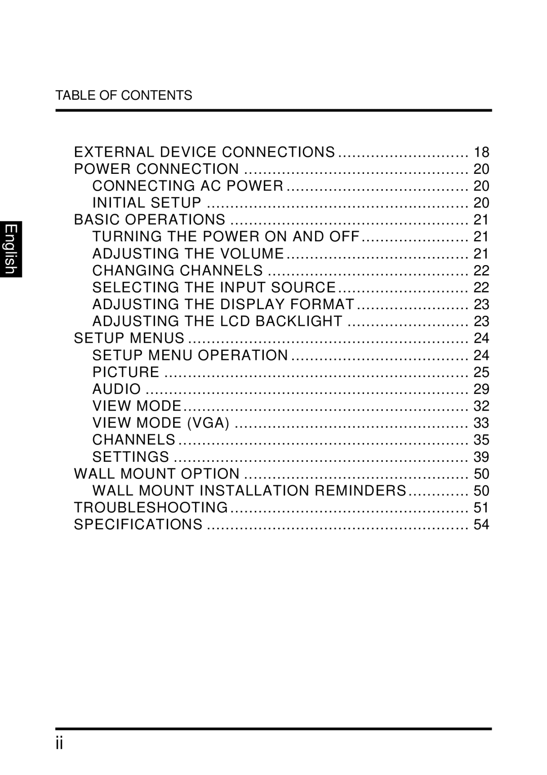 Westinghouse TX-42F810G manual English 