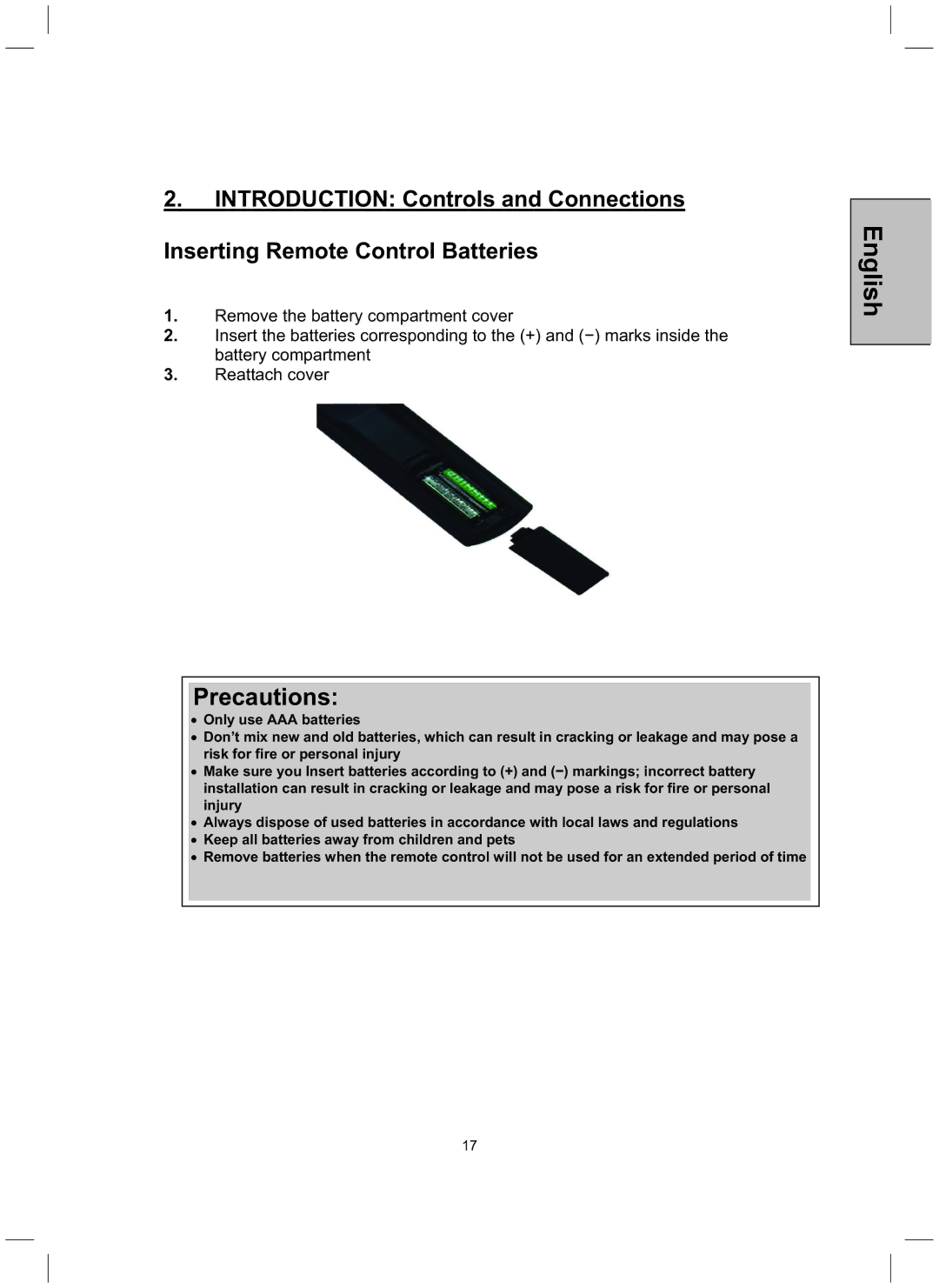 Westinghouse TX-52H480S user manual Precautions 