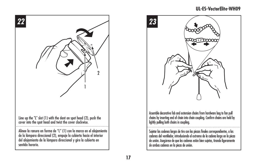 Westinghouse UL-ES-VectorElite-WH09 owner manual 