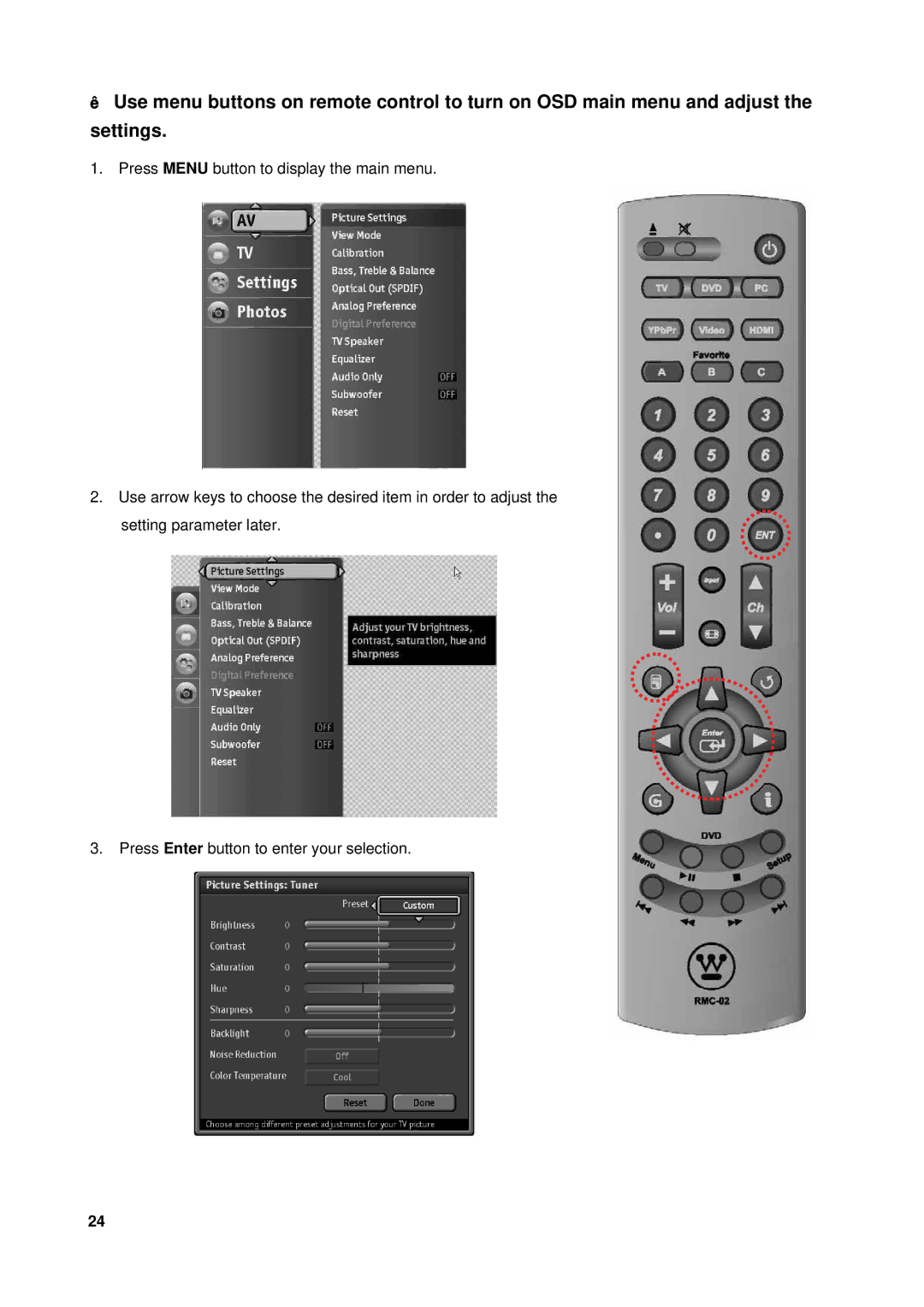 Westinghouse VK-40F580D user manual 