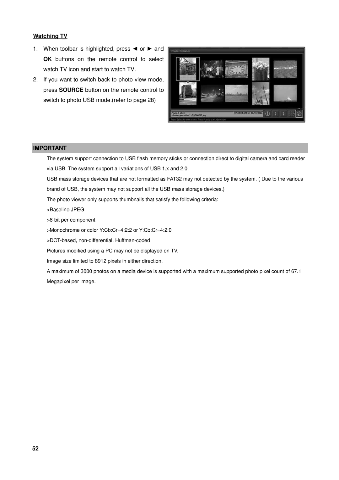 Westinghouse VK-40F580D user manual Watching TV 