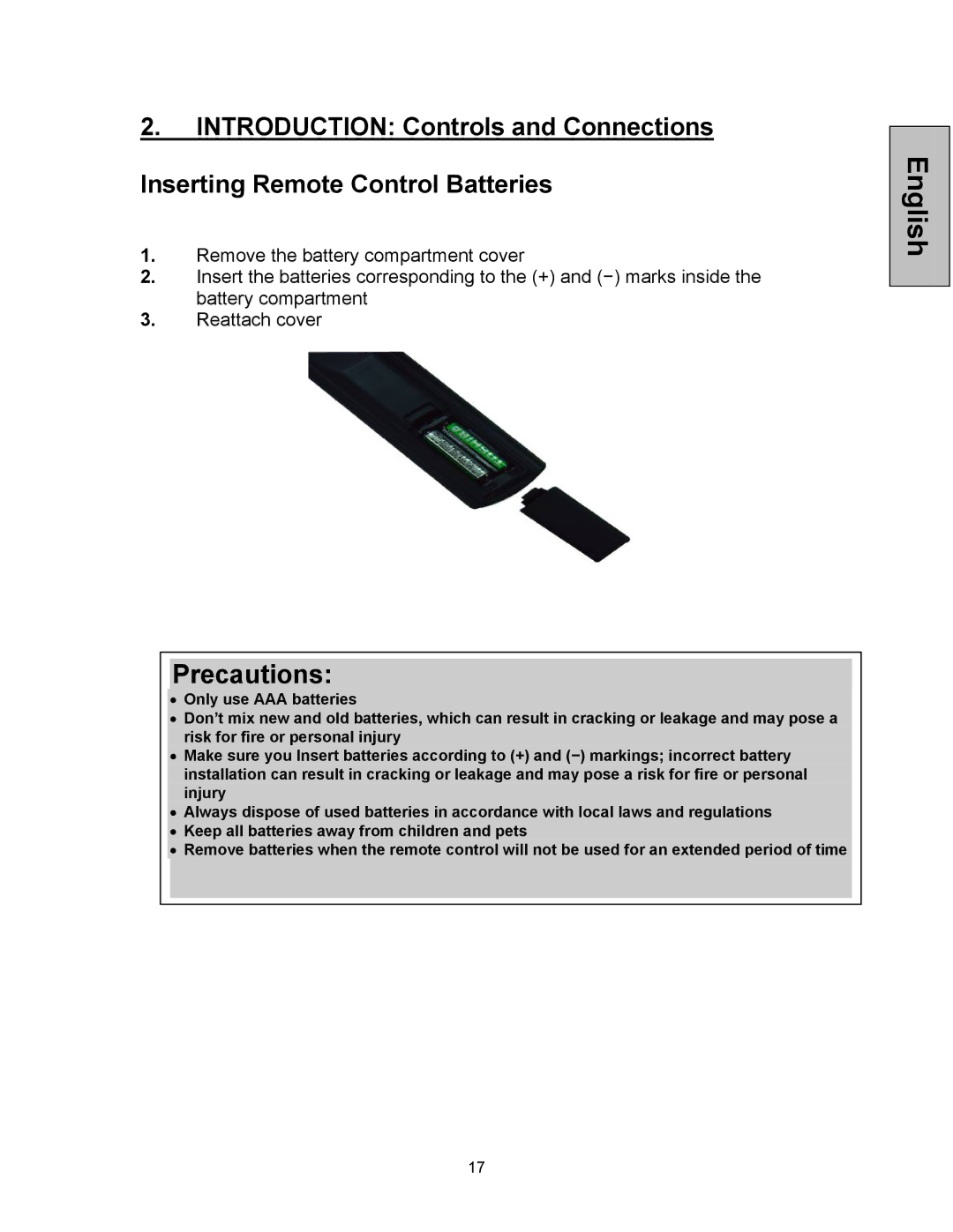 Westinghouse VK-42F240S manual Precautions 