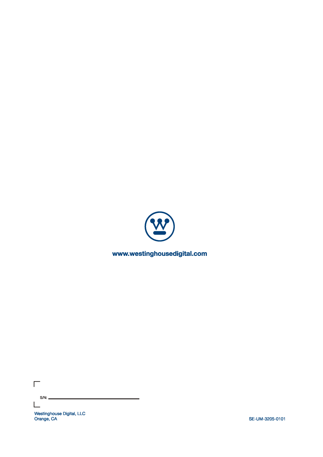 Westinghouse VR-3225 manual 