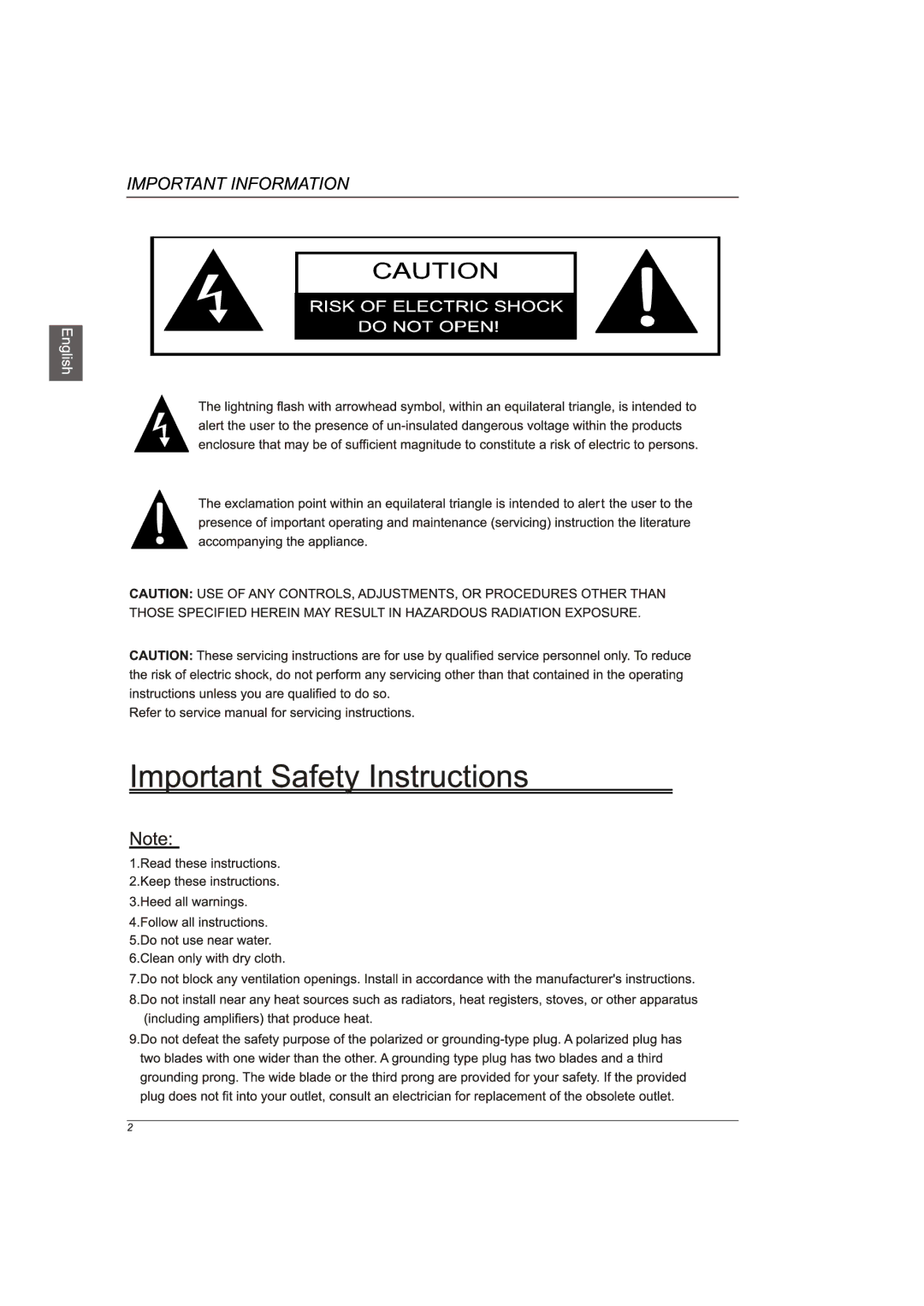 Westinghouse VR-5535Z manual 