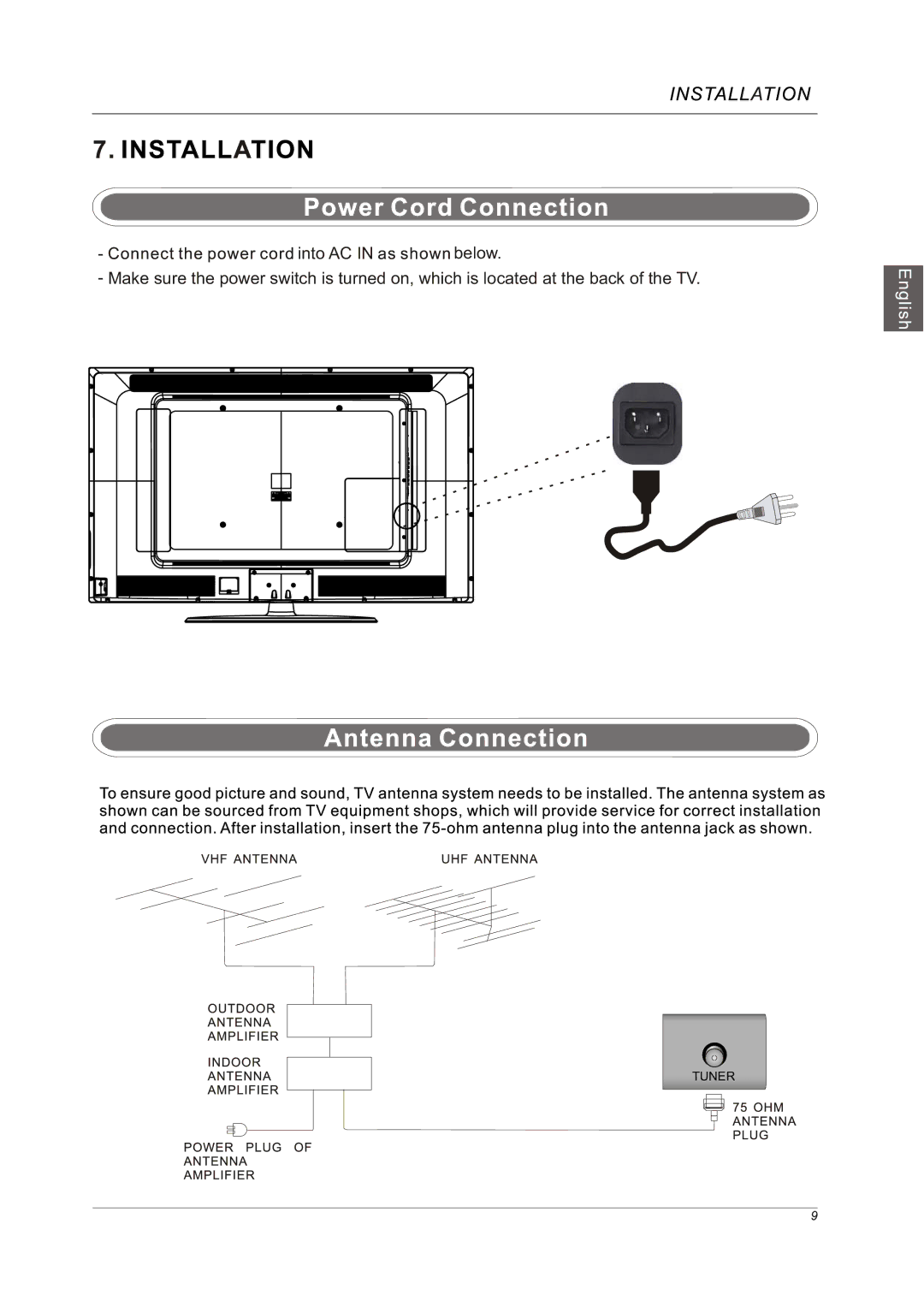 Westinghouse VR-5585DFZ user manual Tuner 