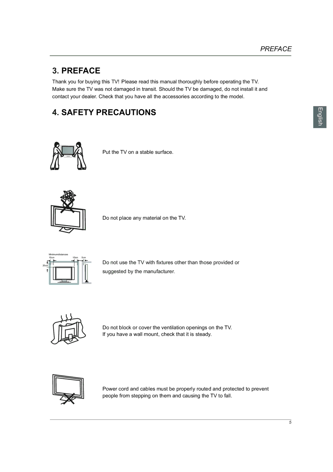 Westinghouse VR-6025Z manual Preface, Safety Precautions, Suggested by the manufacturer 