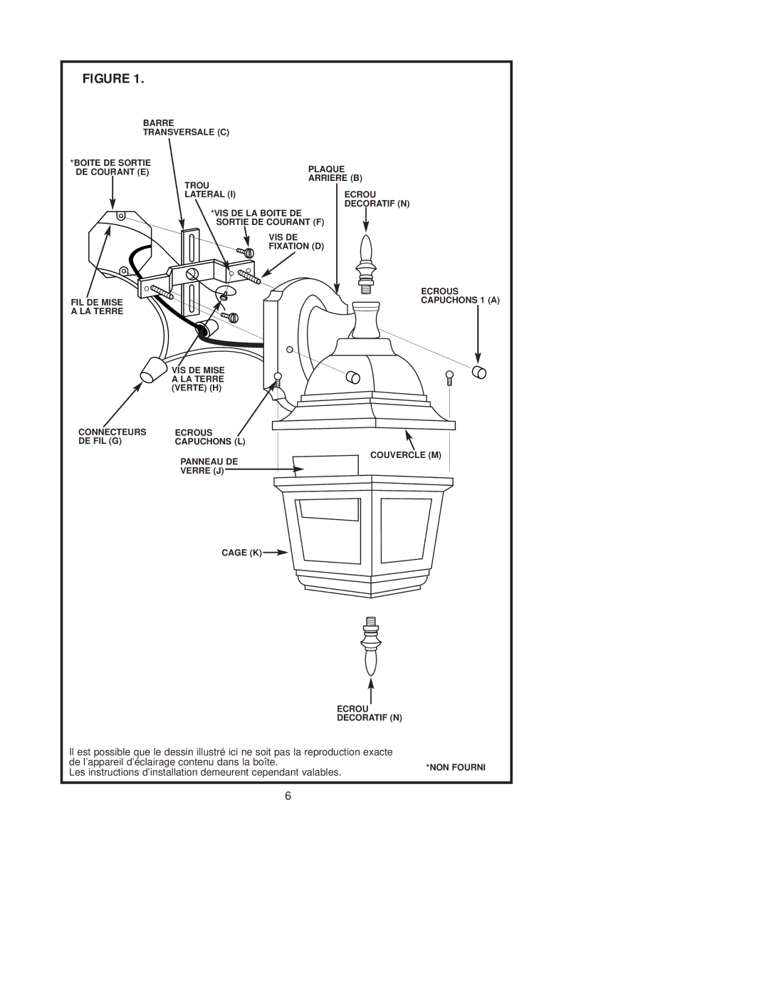 Westinghouse w-038 owner manual Les instructions d’installation demeurent cependant valables 