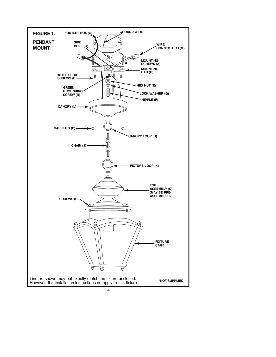 Westinghouse W-076, 42204 owner manual Pendant 