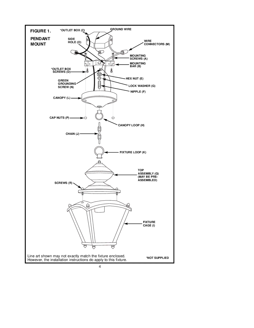 Westinghouse W-076, 42204 owner manual Pendant 