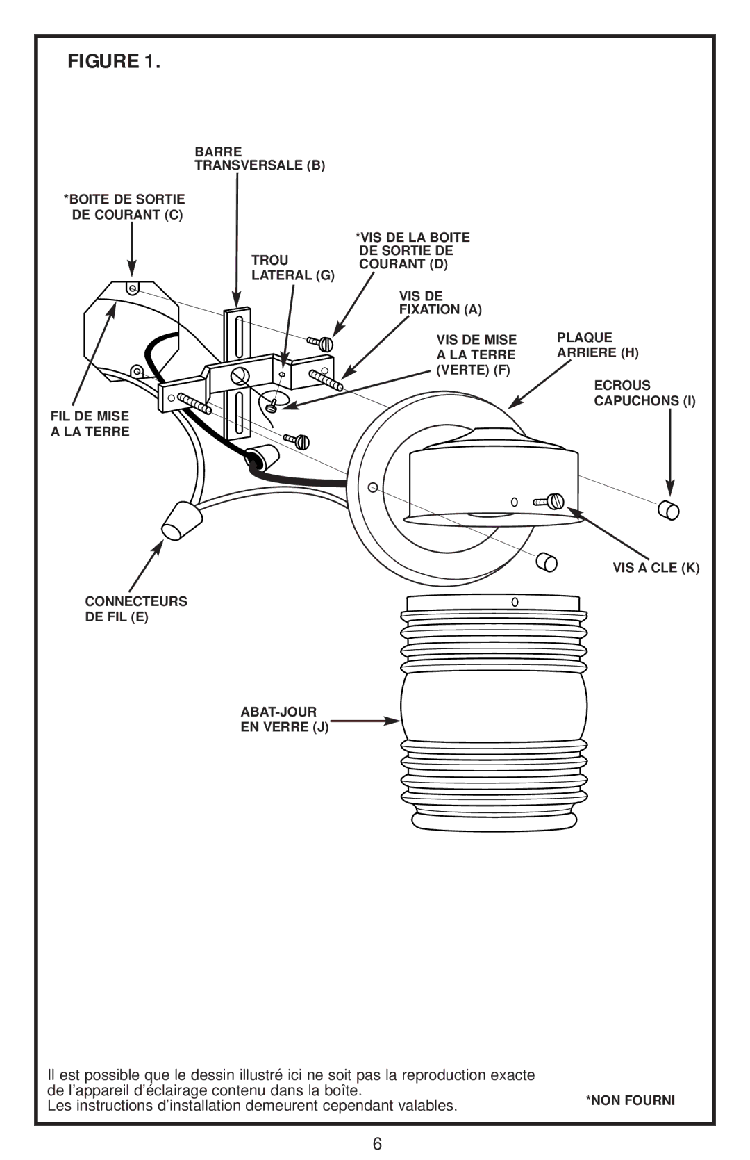 Westinghouse W-105 owner manual Les instructions d’installation demeurent cependant valables 