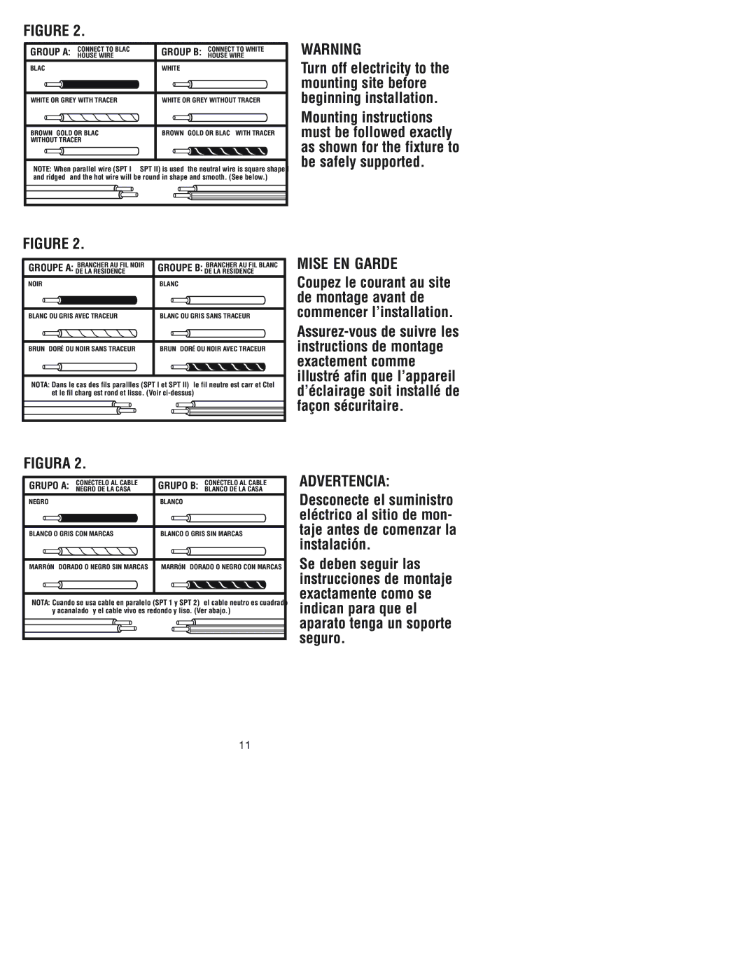 Westinghouse W-107 owner manual Mise EN Garde 