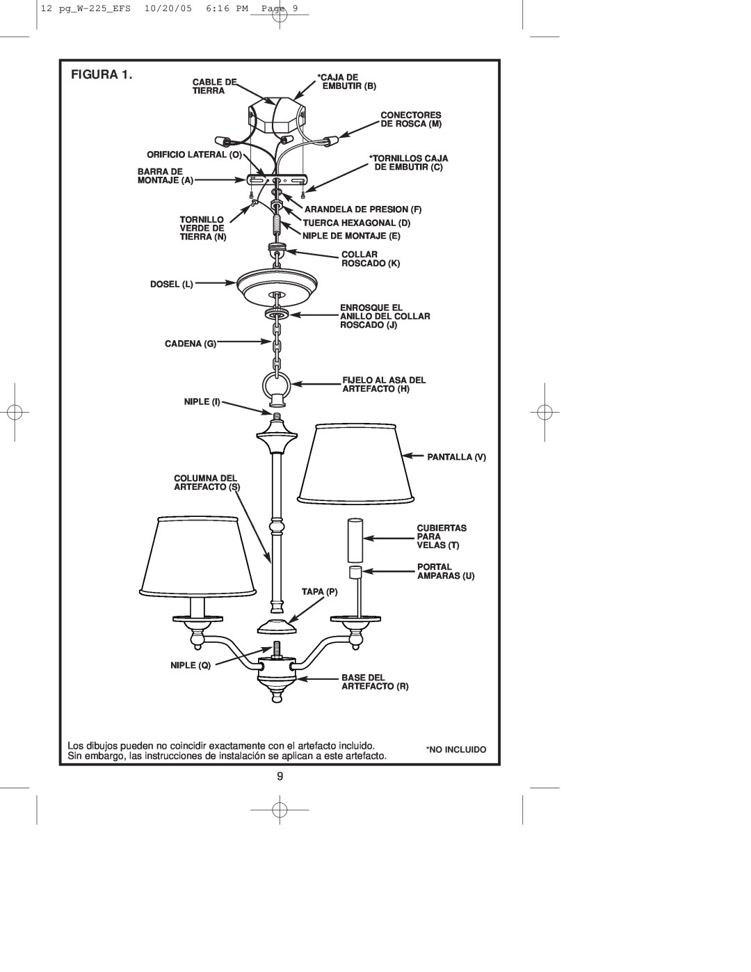 Westinghouse owner manual Figura, 12 pg_W-225_EFS10/20/05 6:16 PM Page 