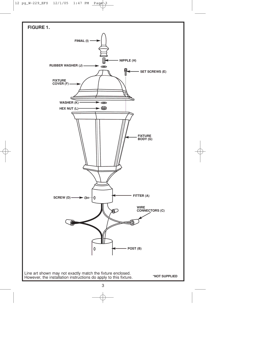 Westinghouse W-229 owner manual Not Supplied 